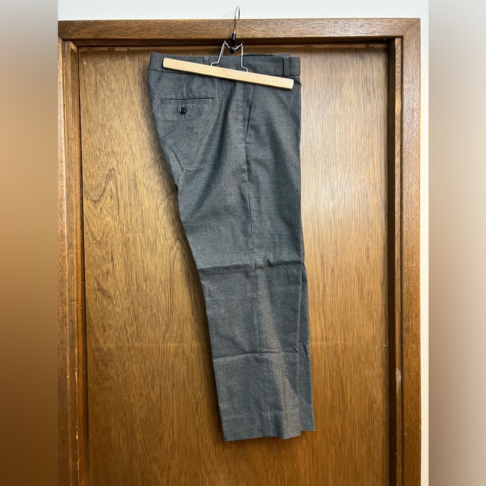 Gray crop dress pants from Banana Republic